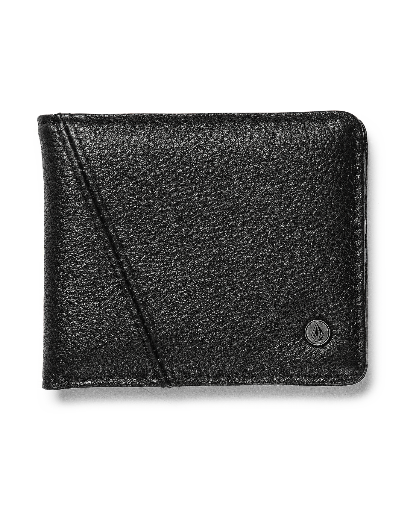 Volcom Pay-A-Pal Leather Bifold Black