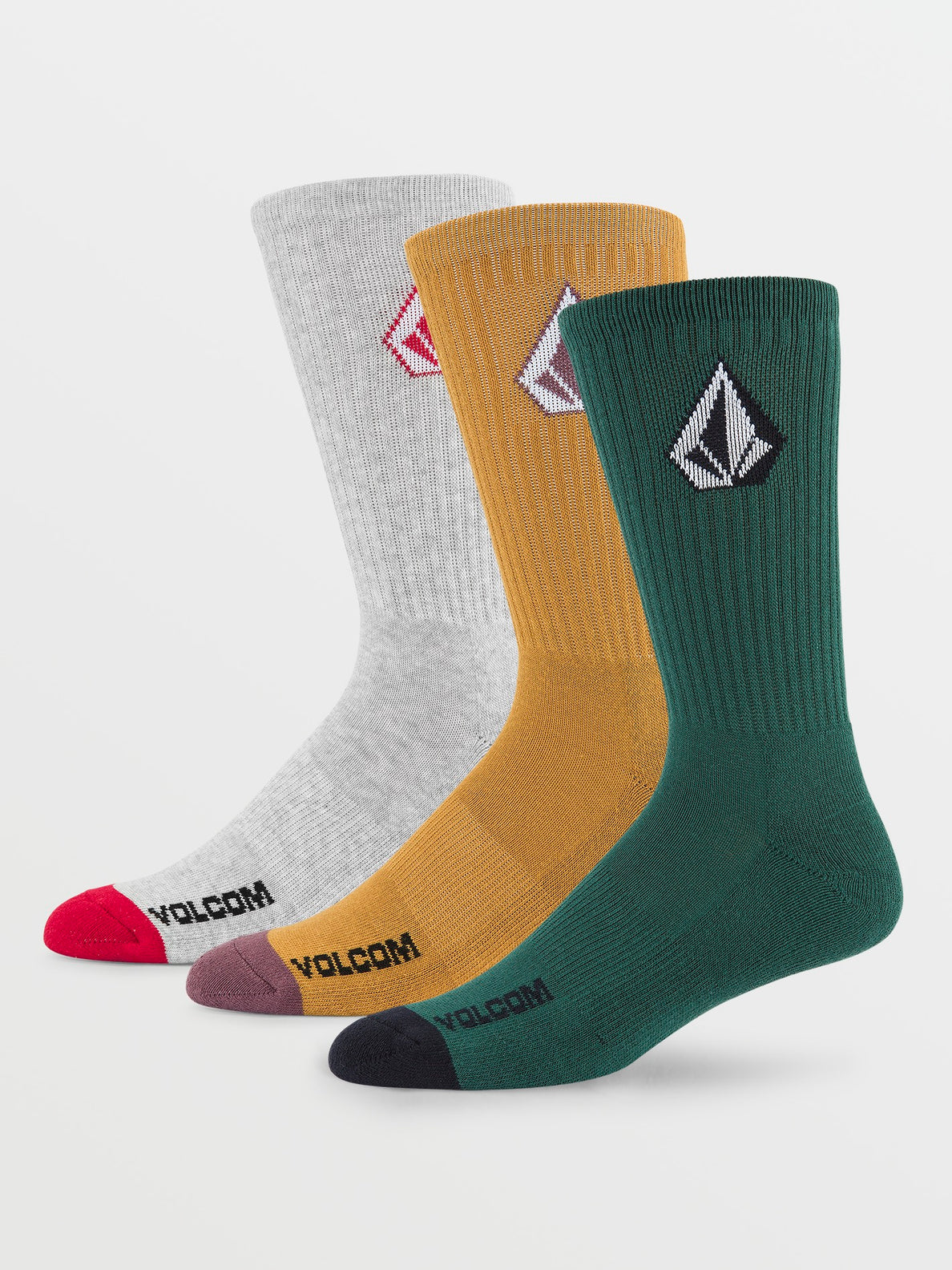 Full Stone 3 Pack Socks - Ranger Green
