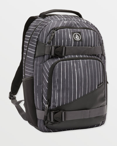 Volcom Grindstone Skate Backpack Black/White