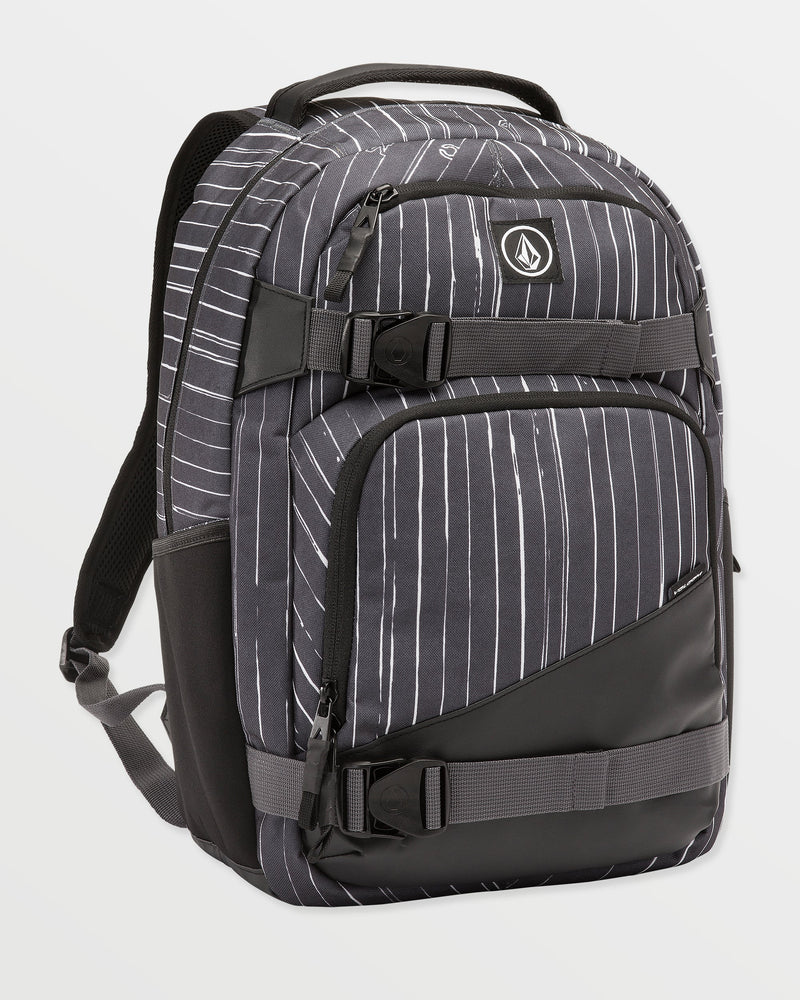 Volcom Grindstone Skate Backpack Black/White