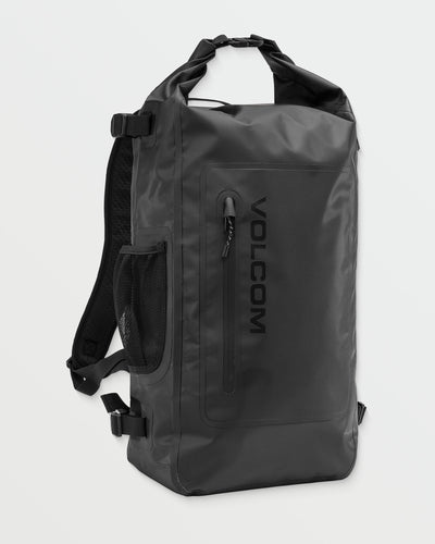 Volcom Drystone Wet/Dry Roll Top Bag Black