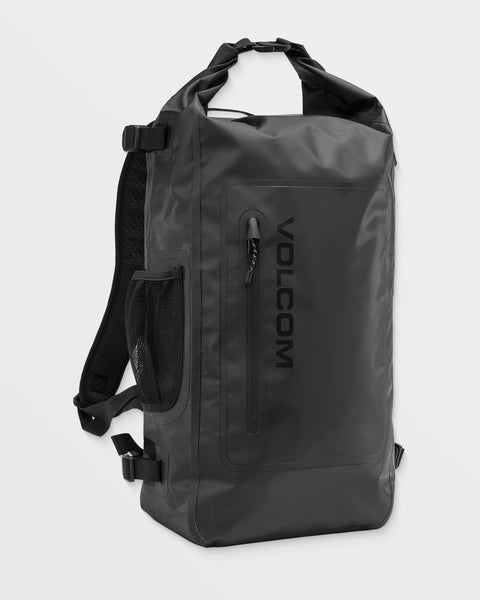 Volcom Drystone Wet/Dry Roll Top Bag Black