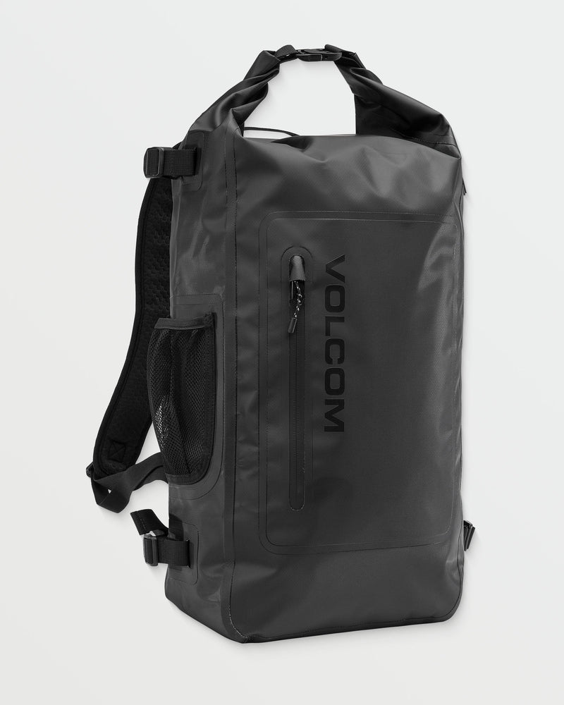 Volcom Drystone Wet/Dry Roll Top Bag Black