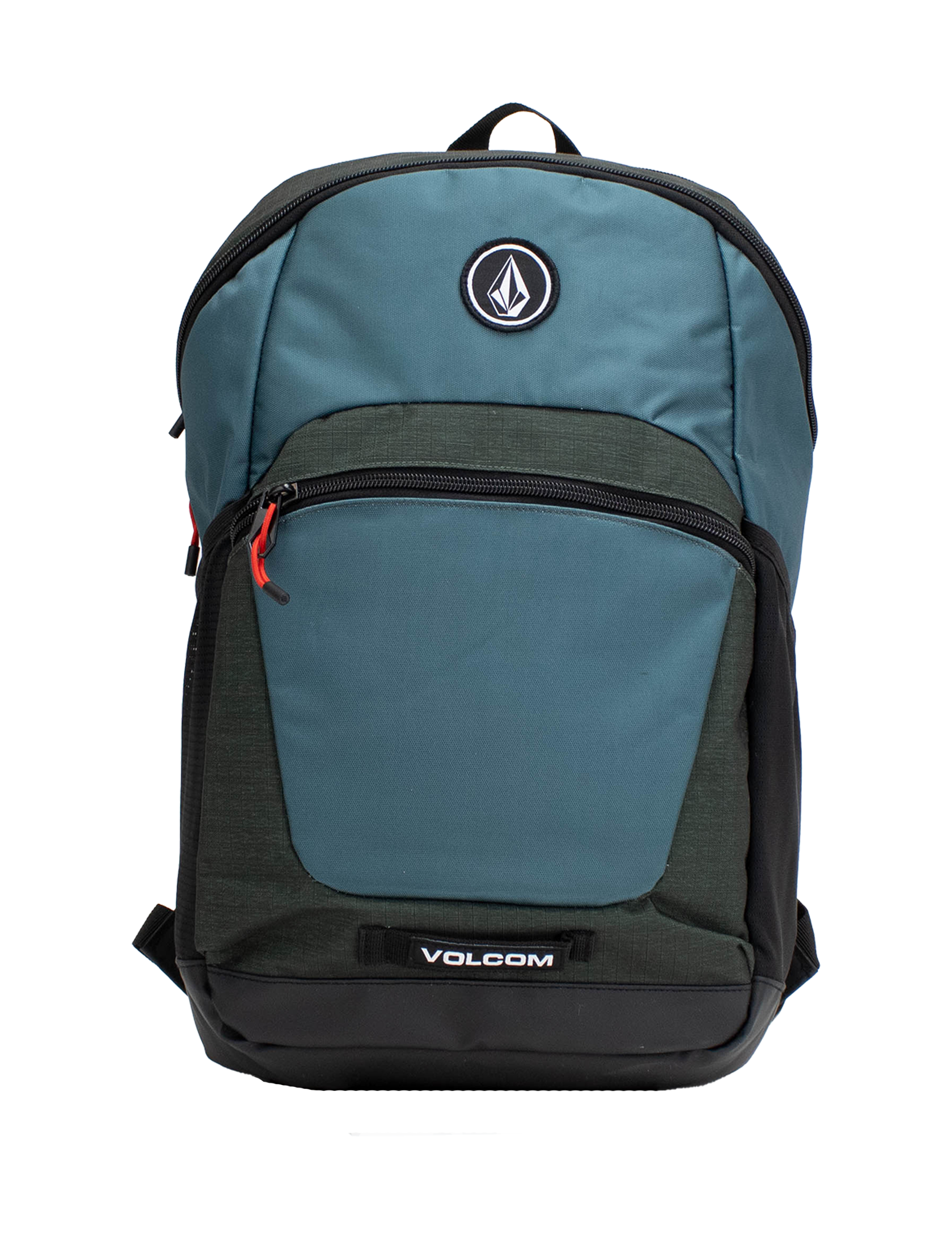 backpack that can hold a 15 inch laptop volcom Men's Slam School Sperm whale 'asks' a litre capacity color:black:#0e0e0e Wall Art