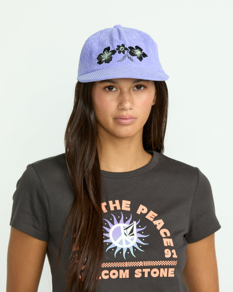 Volcom Women's Full Stone Dad Hat Purple Passion