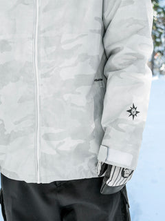 Mens 2836 Insulated Jacket - White Camo