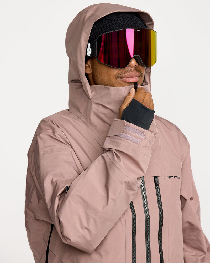 Volcom Men's Tds Inf Gore-Tex Jacket Pale Mauve