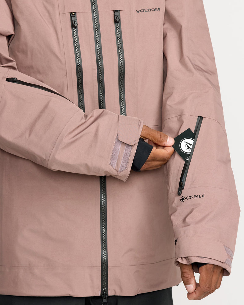Volcom Men's Tds Inf Gore-Tex Jacket Pale Mauve