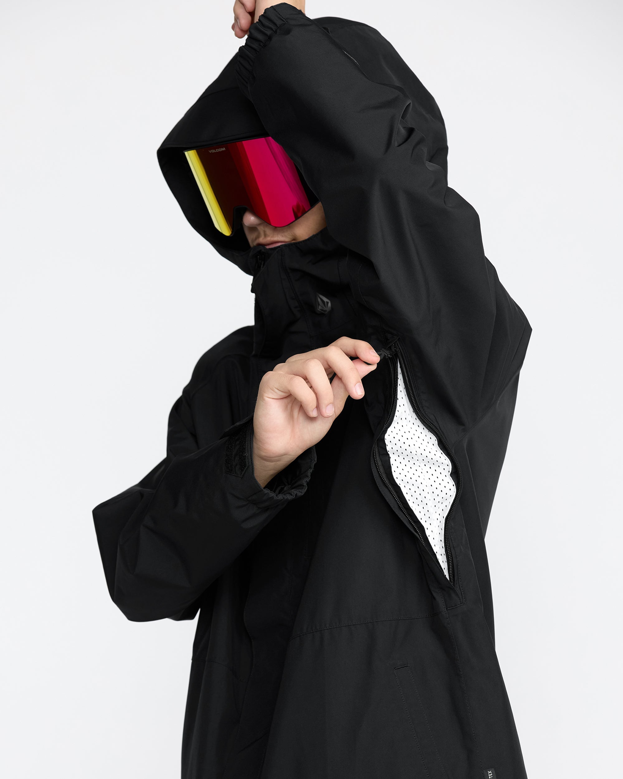 ジャケット・アウター archive volcom grunge a-2 jacket black Men's Dua Insulated Gore-Tex Jacket - Volcom
