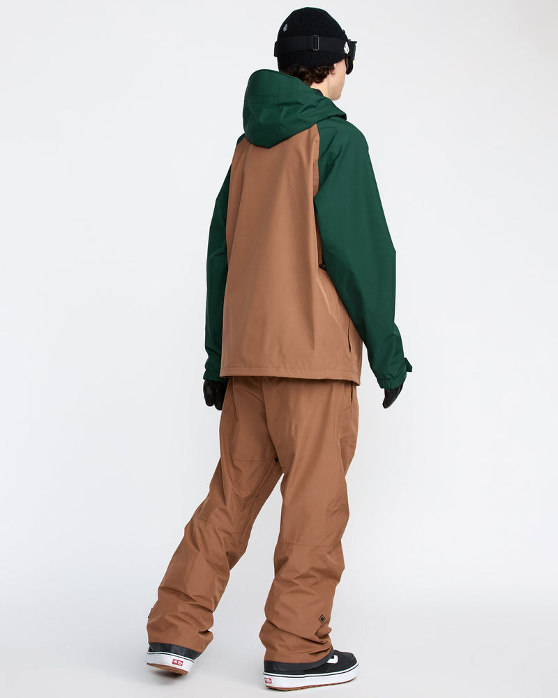 Volcom Men's Dua Gore-Tex Insulated Jacket Terra Brown