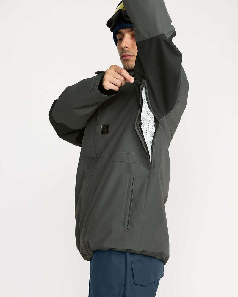 Volcom Men's Primry Insulated Jacket Dark Grey