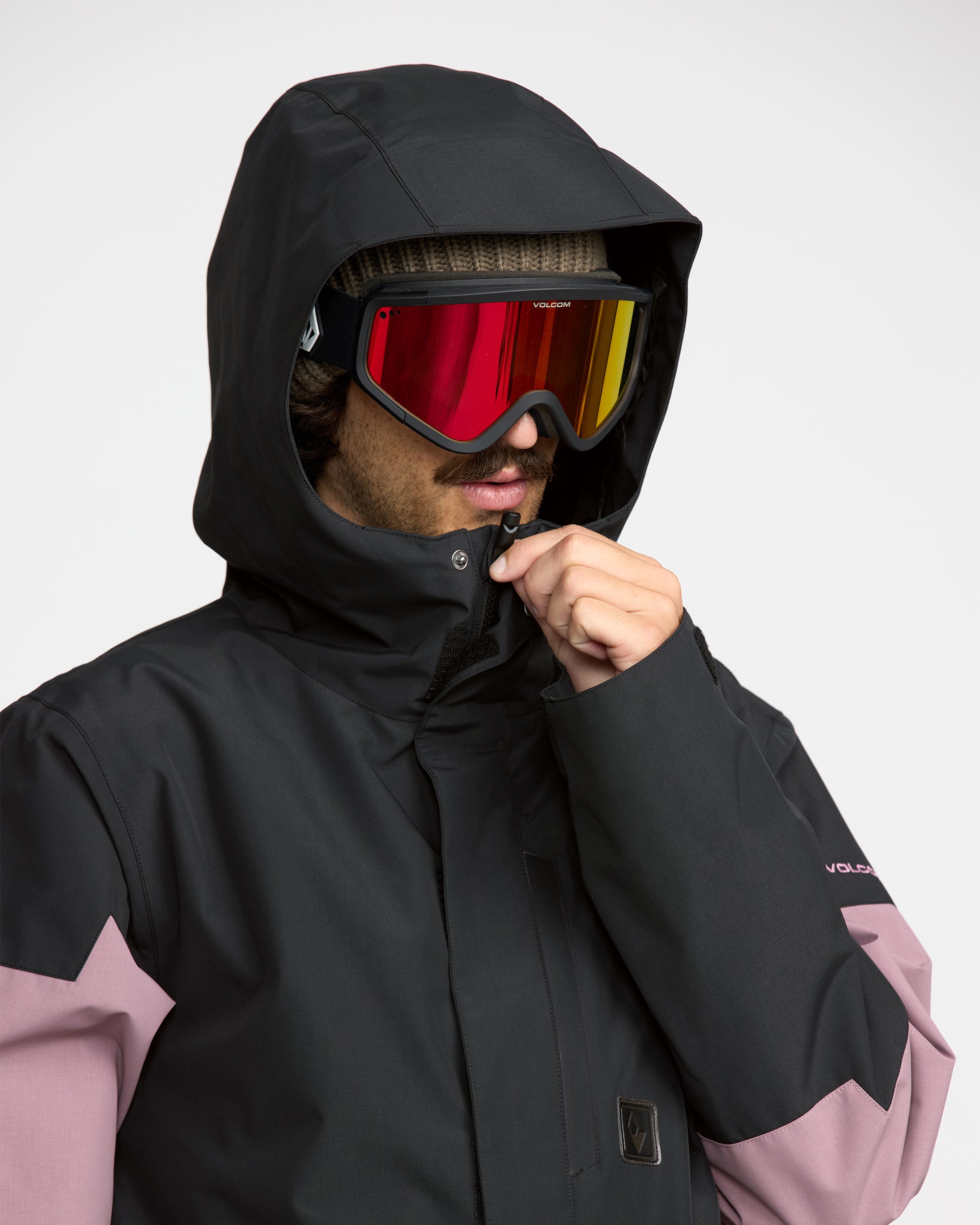 Volcom Men's Primry Insulated Jacket Pale Mauve