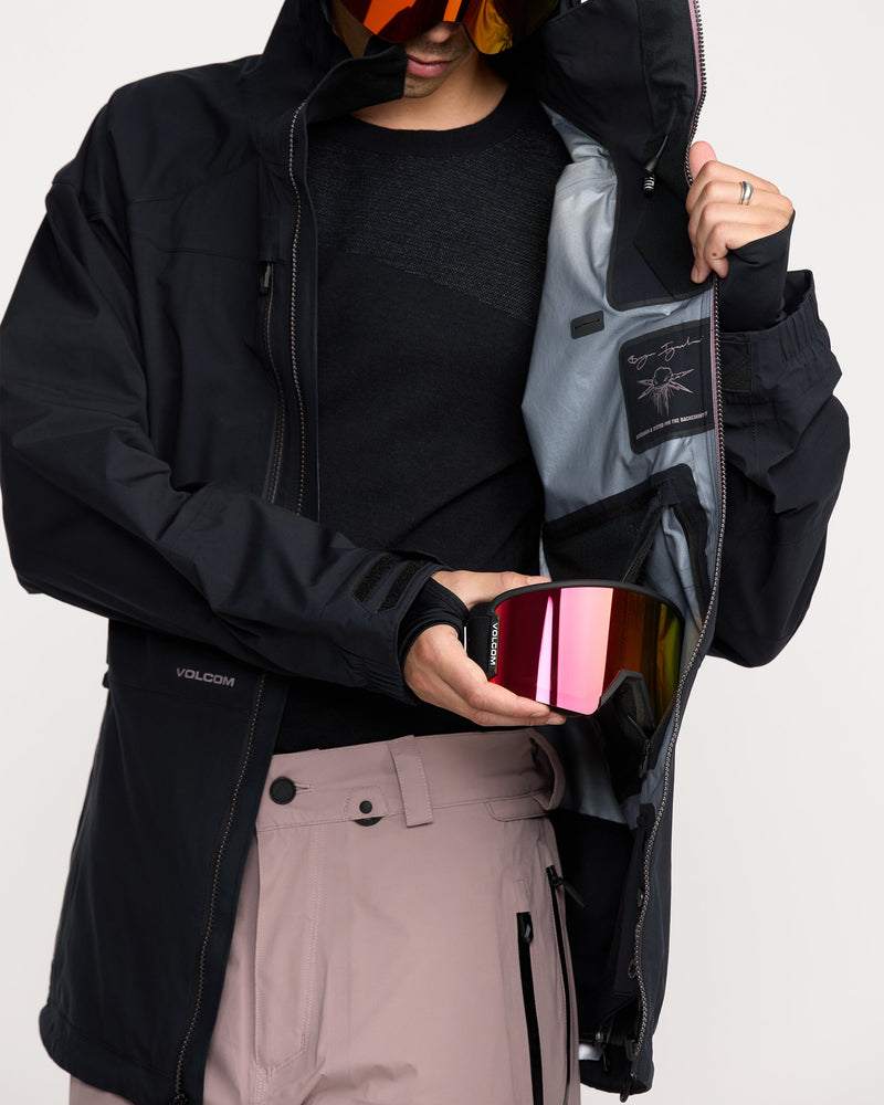 Men's Guch Stretch Gore Jacket-Black-Volcom