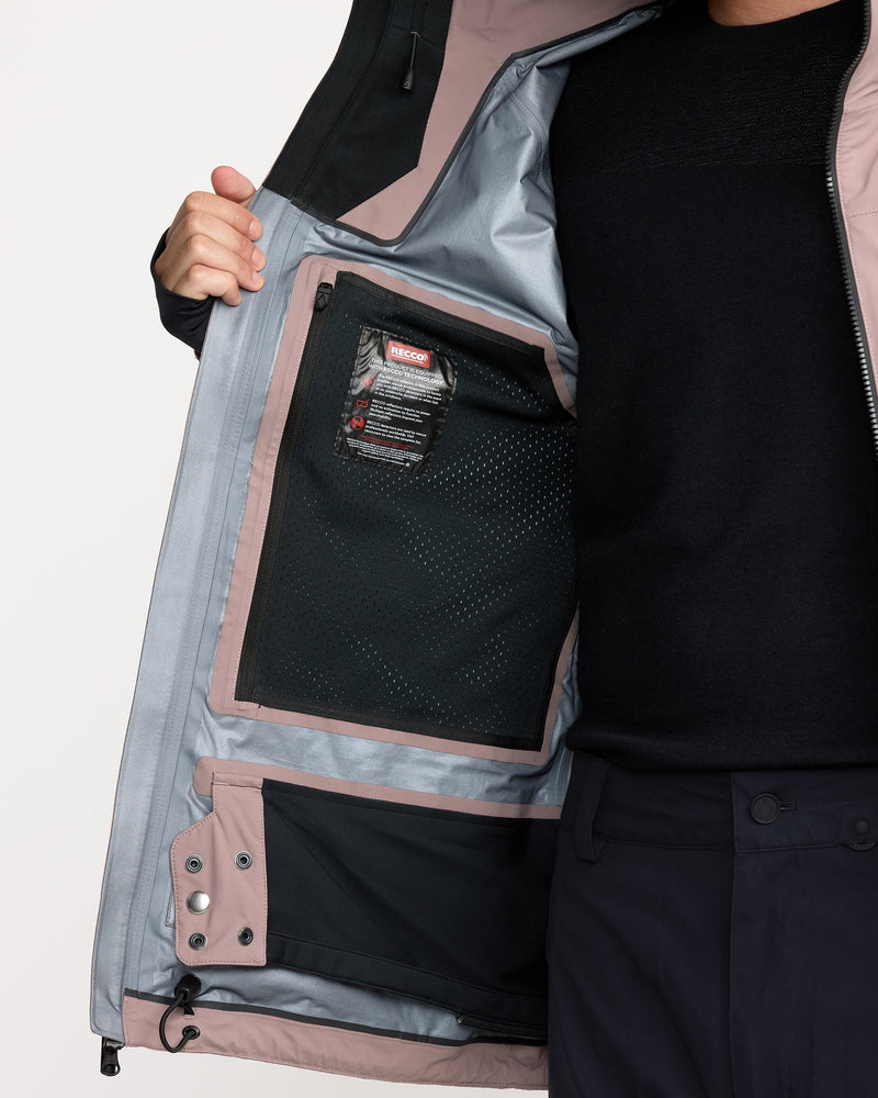 Men's Guch Stretch Gore Jacket-Pale Mauve-Volcom