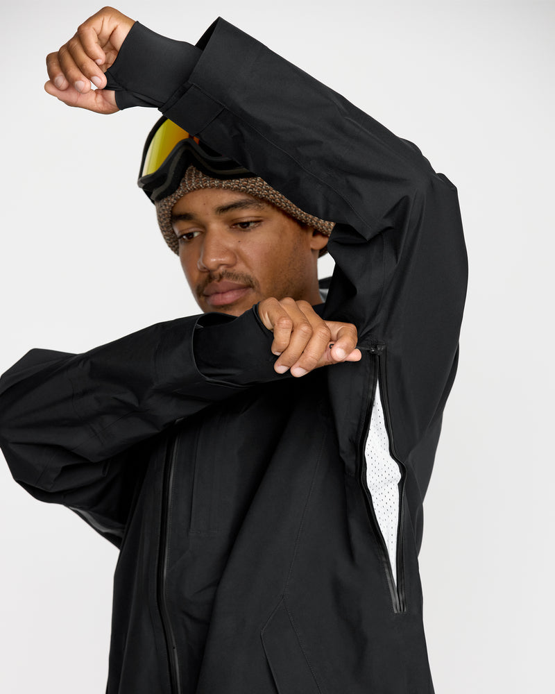 Volcom Men's Tester 3L Gore-Tex Jacket Black