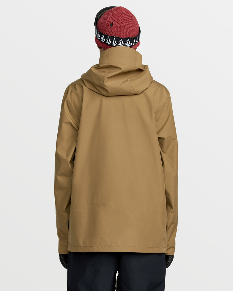 Volcom Men's Tester 3L Gore-Tex Jacket Bronze