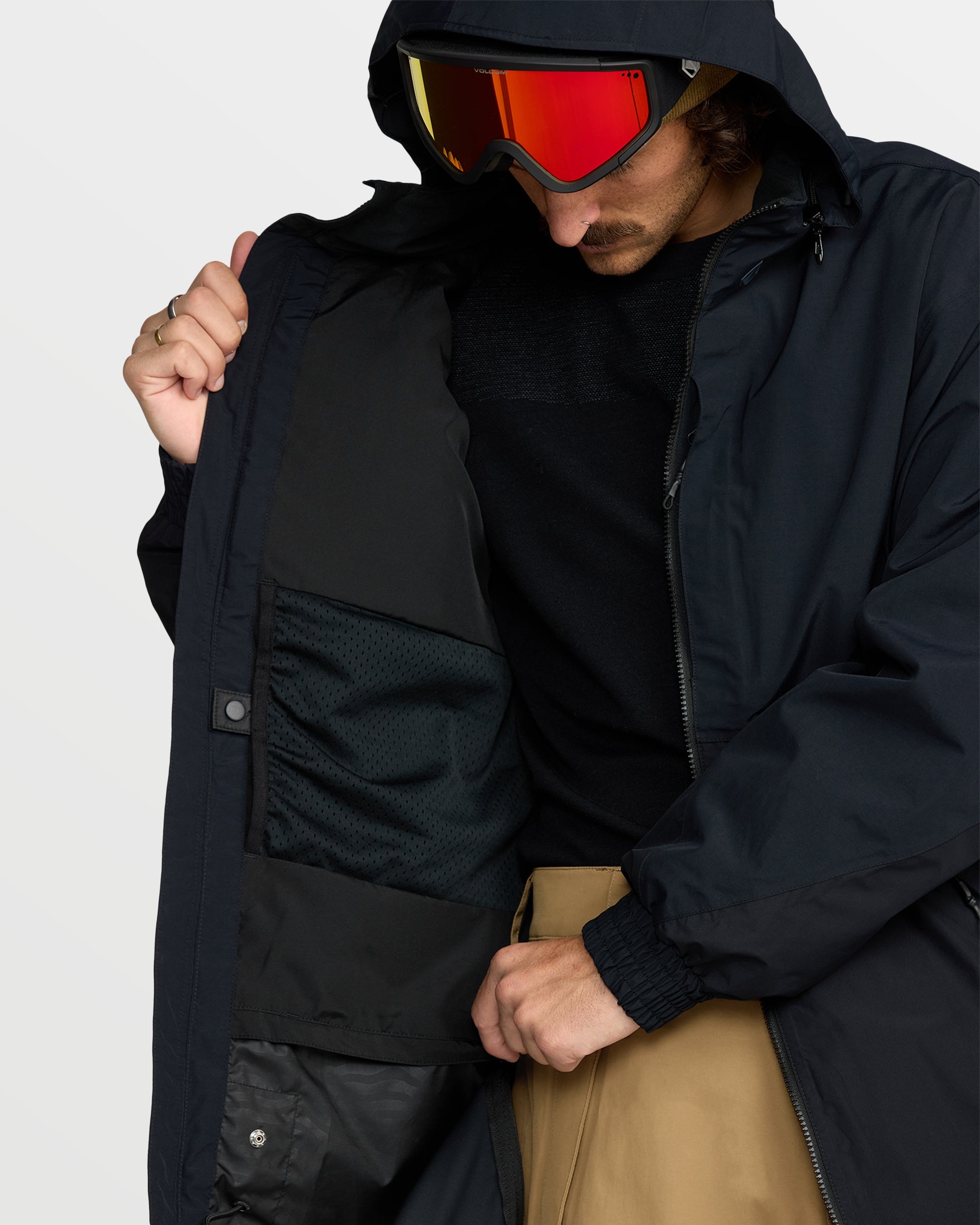 coat with goggles Volcom Men's Longo Gore-Tex Jacket