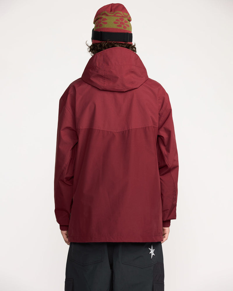 Men's Longo Gore-Tex Jacket-Burnt Red-Volcom