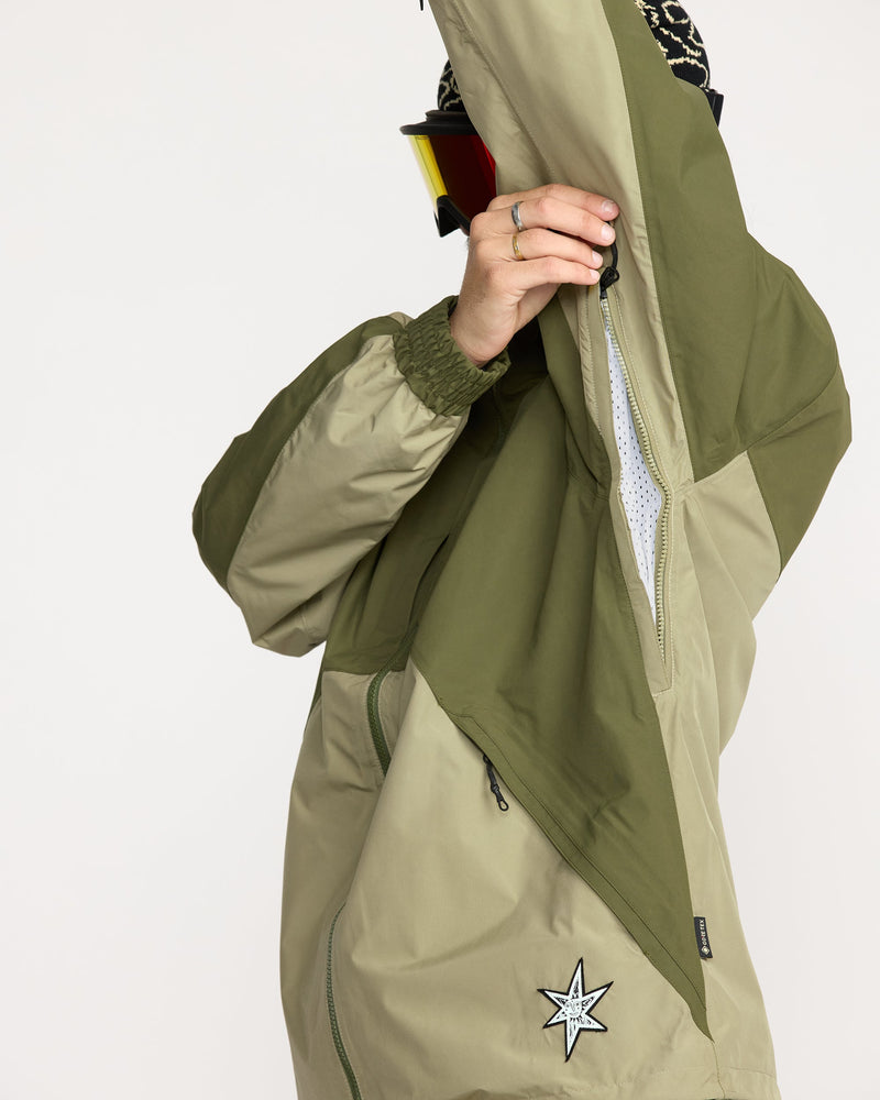 Men's Longo Gore-Tex Jacket-Dark Olive-Volcom