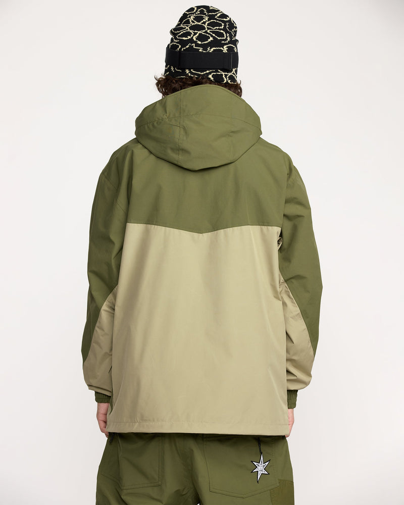 Men's Longo Gore-Tex Jacket-Dark Olive-Volcom