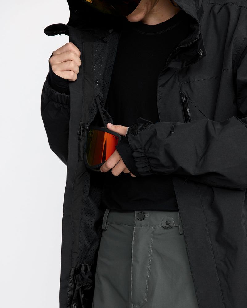 Men's L Gore-Tex Jacket-Black-Volcom