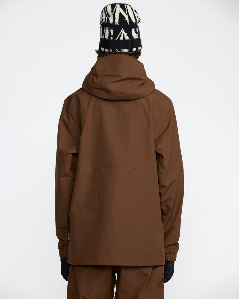 Men's L Gore-Tex Jacket-Brown-Volcom