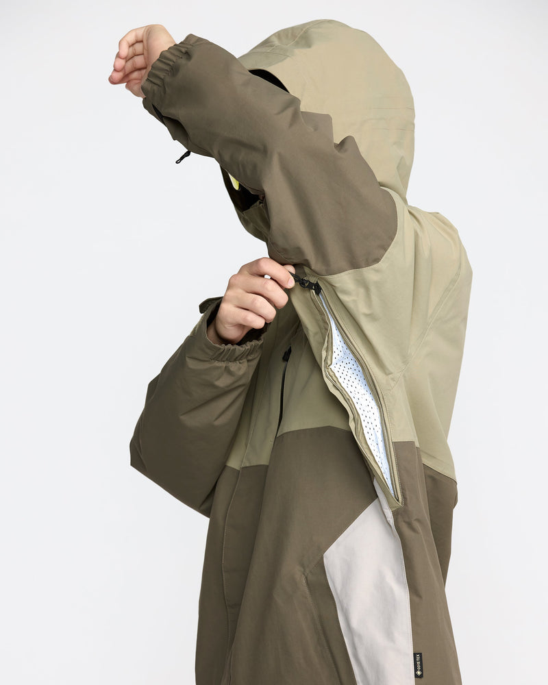 Volcom Men's L Gore-Tex Jacket Moss Green