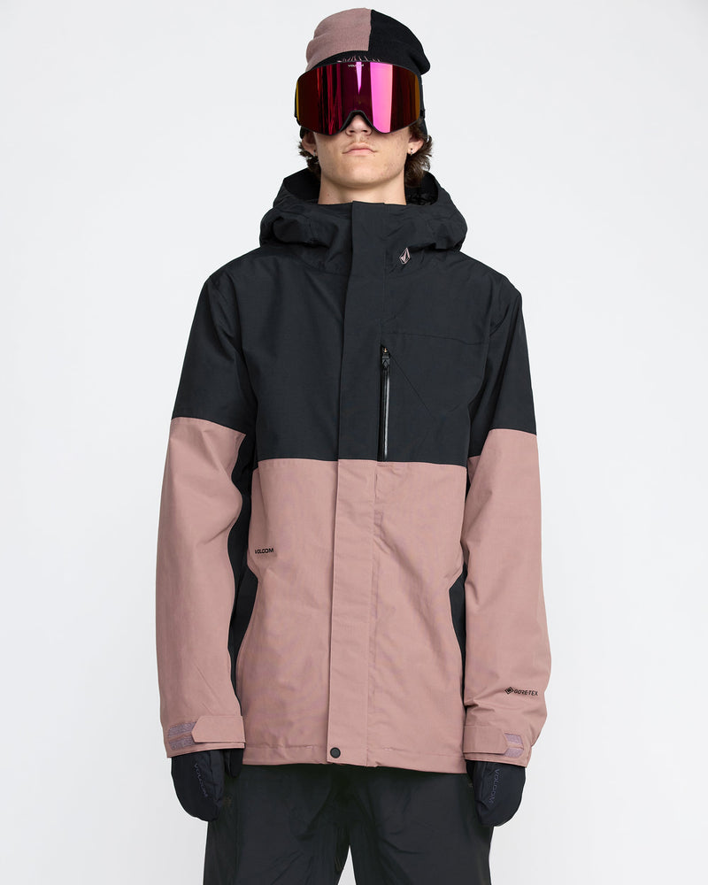 Men's L Gore-Tex Jacket-Pale Mauve-Volcom