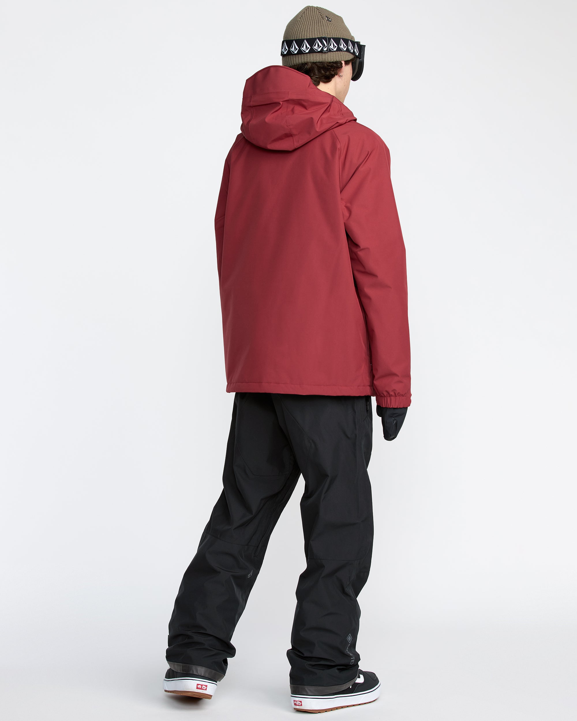 Volcom Men's Dua Gore-Tex Jacket Burnt Red