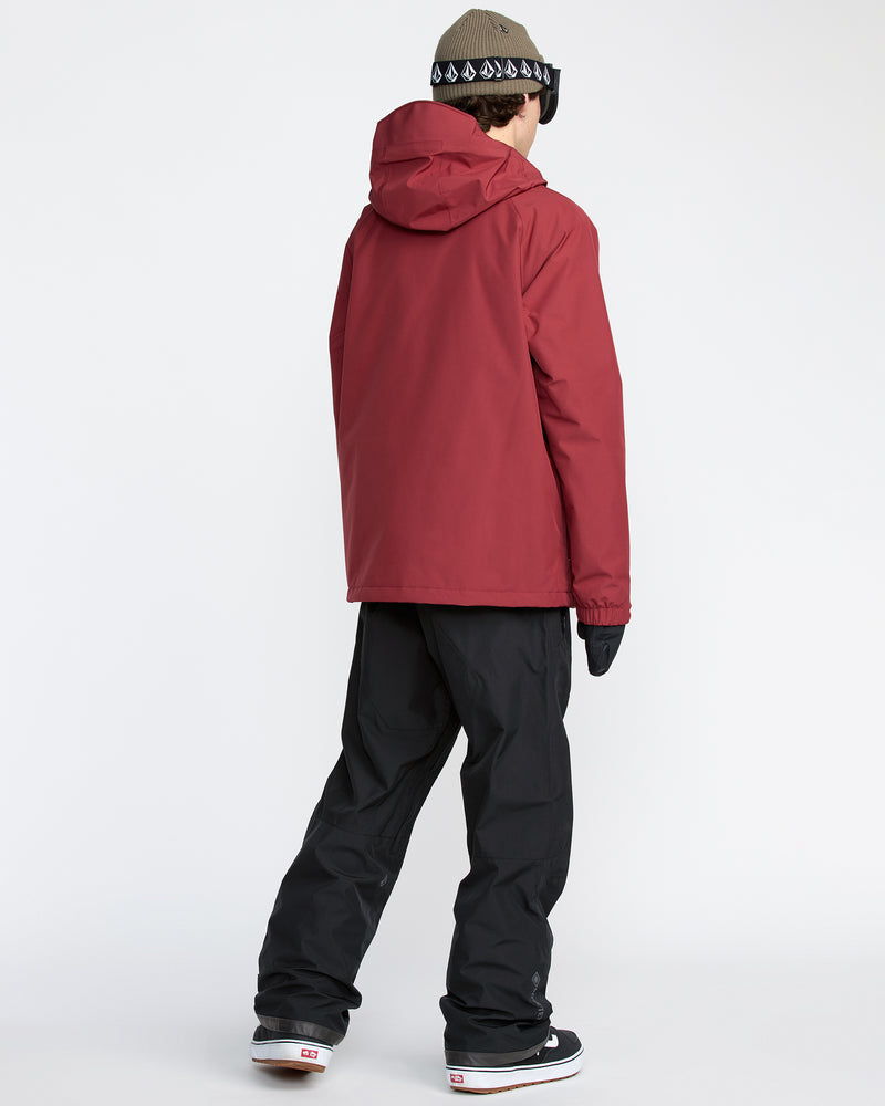 Volcom Men's Dua Gore-Tex Jacket Burnt Red