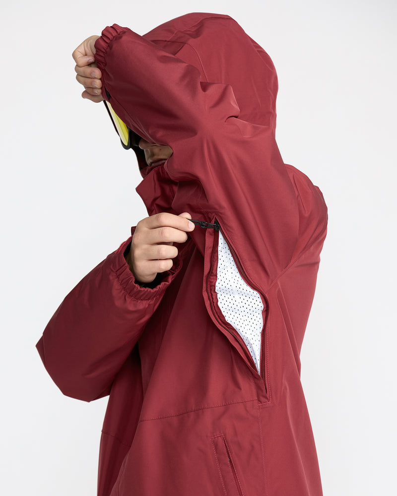 Volcom Men's Dua Gore-Tex Jacket Burnt Red