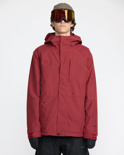 Volcom Men's Dua Gore-Tex Jacket Burnt Red