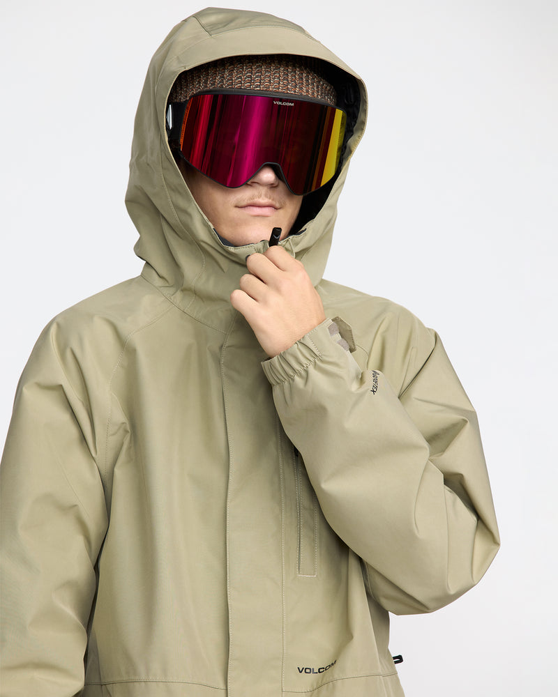 Volcom Men's Dua Gore-Tex Jacket Moss Green