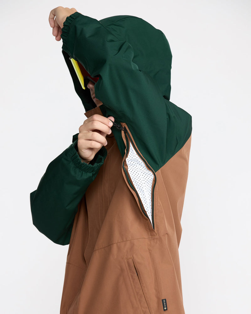 Volcom Men's Dua Gore-Tex Jacket Terra Brown