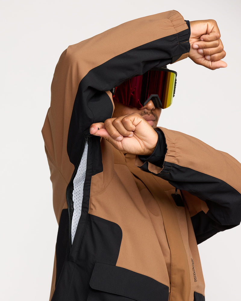 Volcom Men's Kleveland Jacket Terra Brown