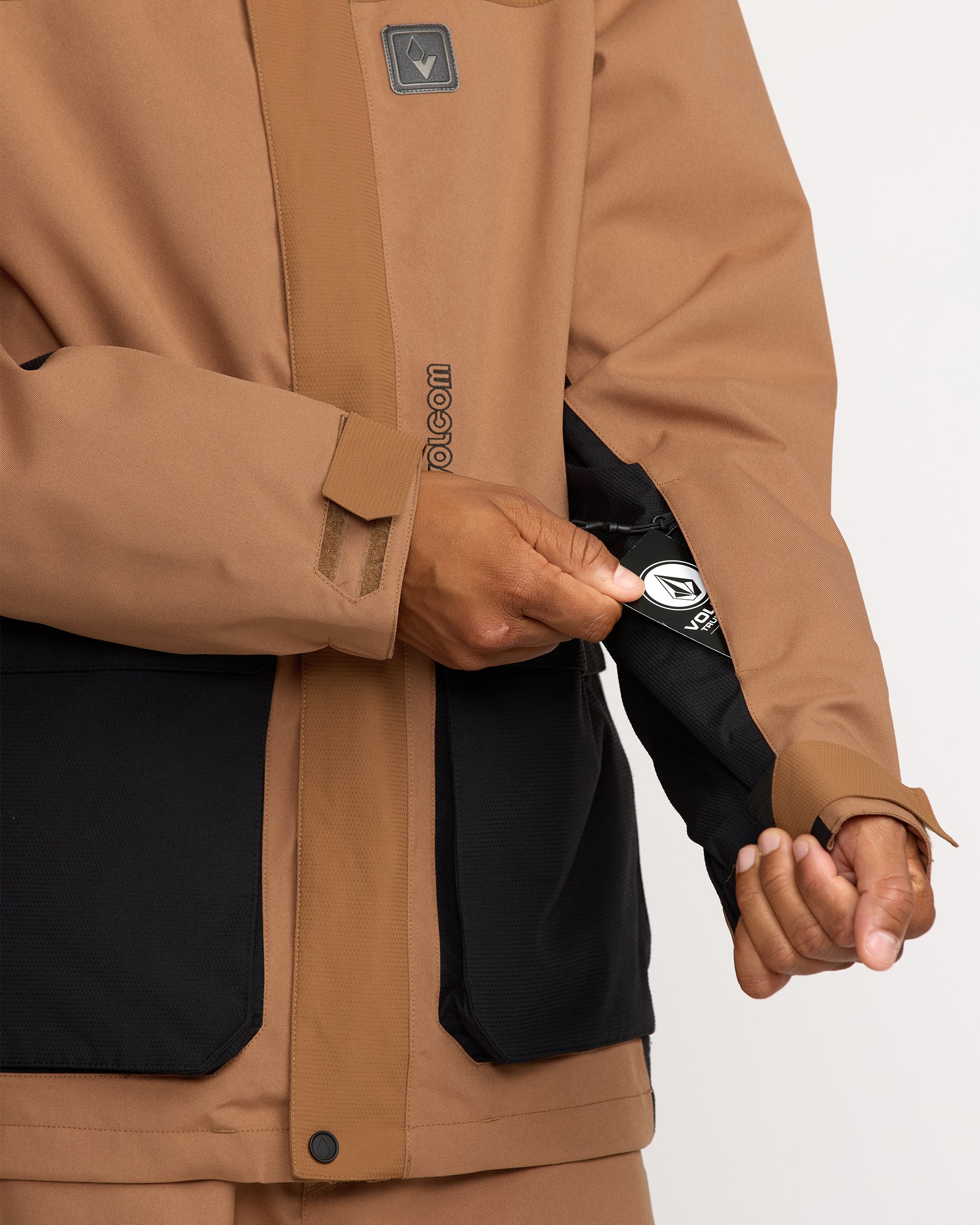 Volcom Men's Kleveland Jacket Terra Brown