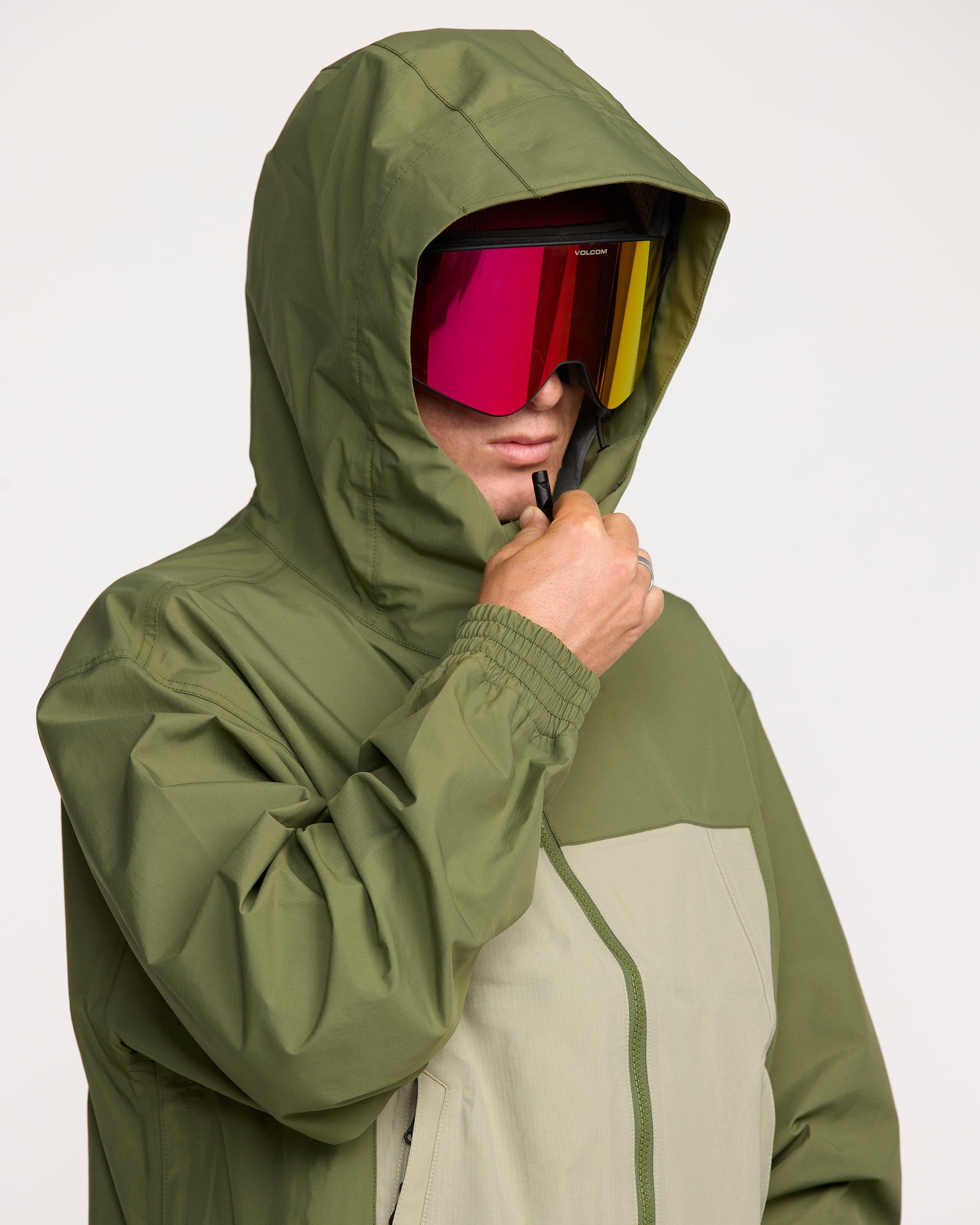 VOLCOM フード付きジャケット L カーキ L Gore-Tex Jacket - Dark Khaki | Volcom Europe