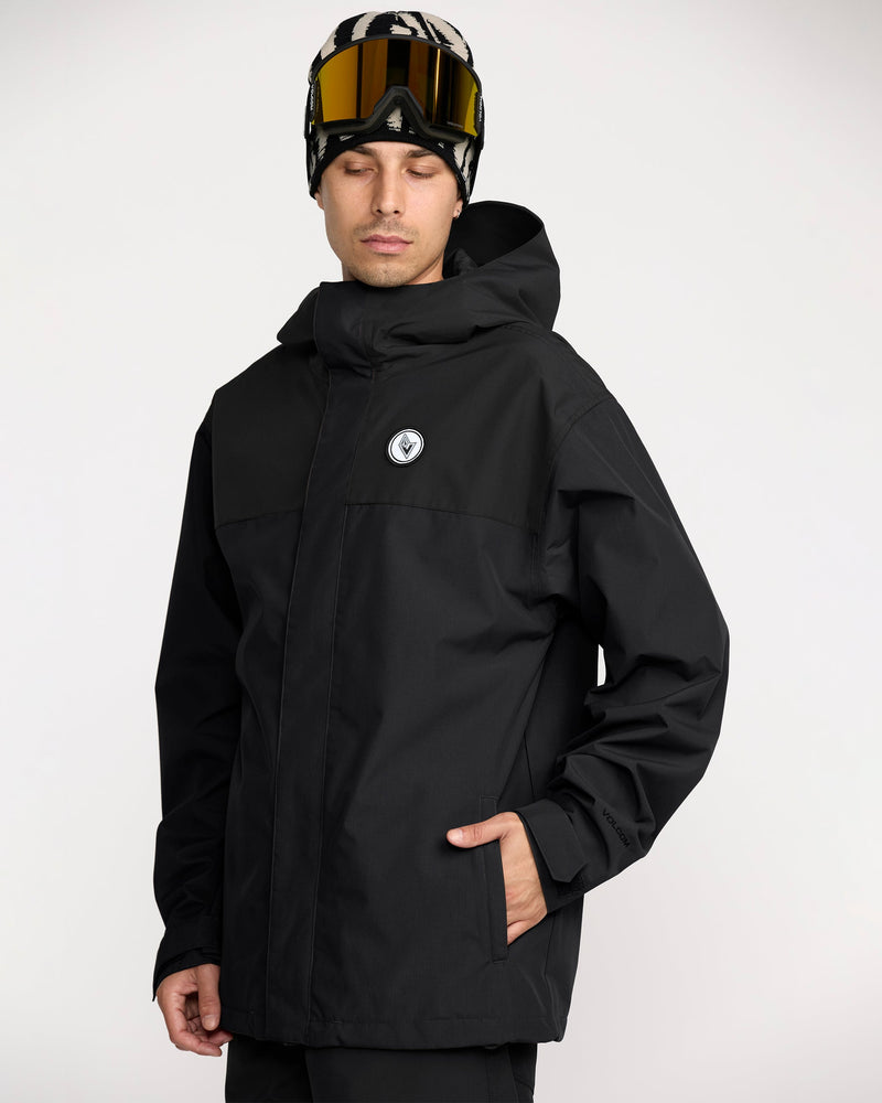 Volcom Men's Buckthreeeighty Jacket Black