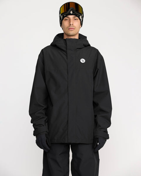 Men's Buckthreeeighty Jacket-Black-Volcom