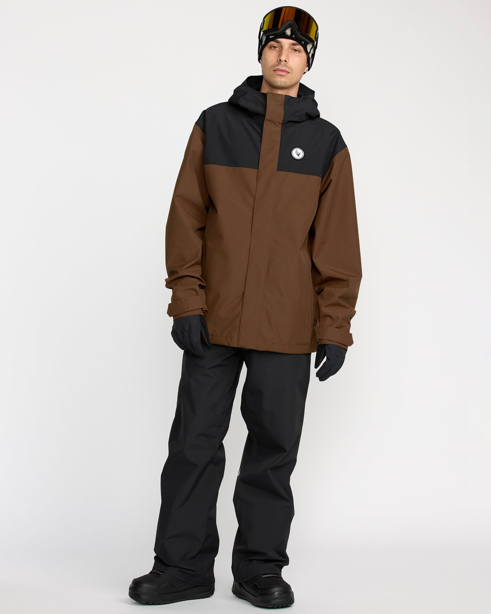 Men's Buckthreeeighty Jacket-Brown-Volcom