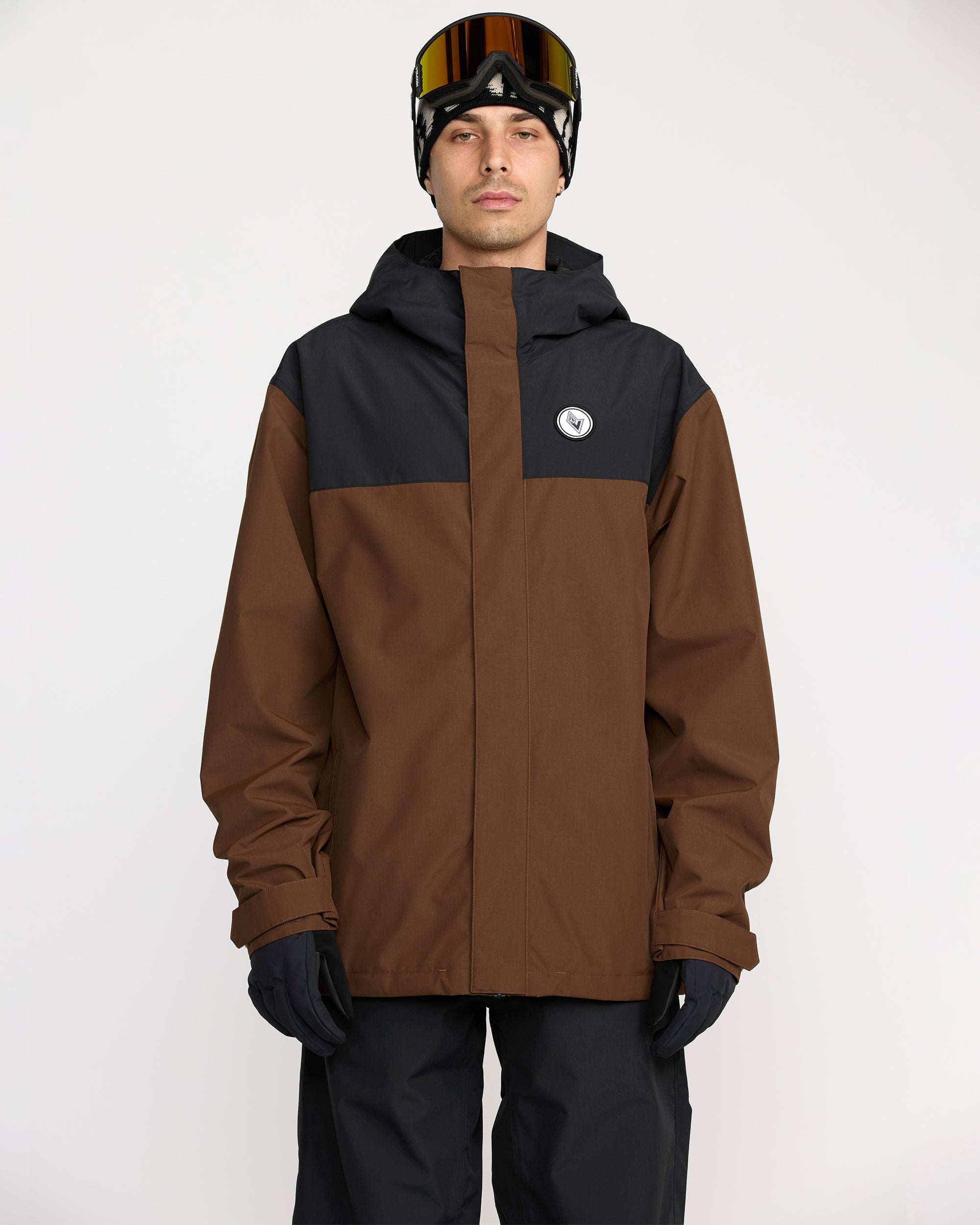 Men's Buckthreeeighty Jacket-Brown-Volcom