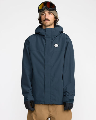 Volcom Men's Buckthreeeighty Jacket Deep Blue