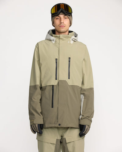 Volcom Men's RNGE Stretch 30K Jacket Moss Green