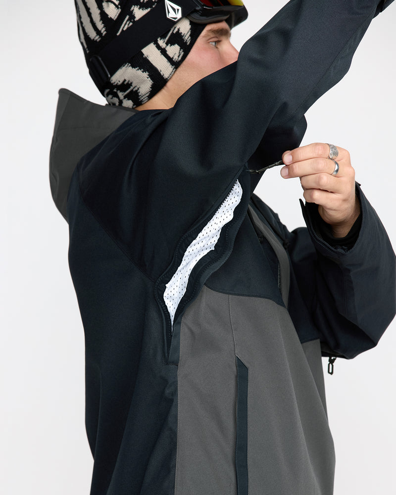 Volcom Men's Hossegor 20K Pullover Black