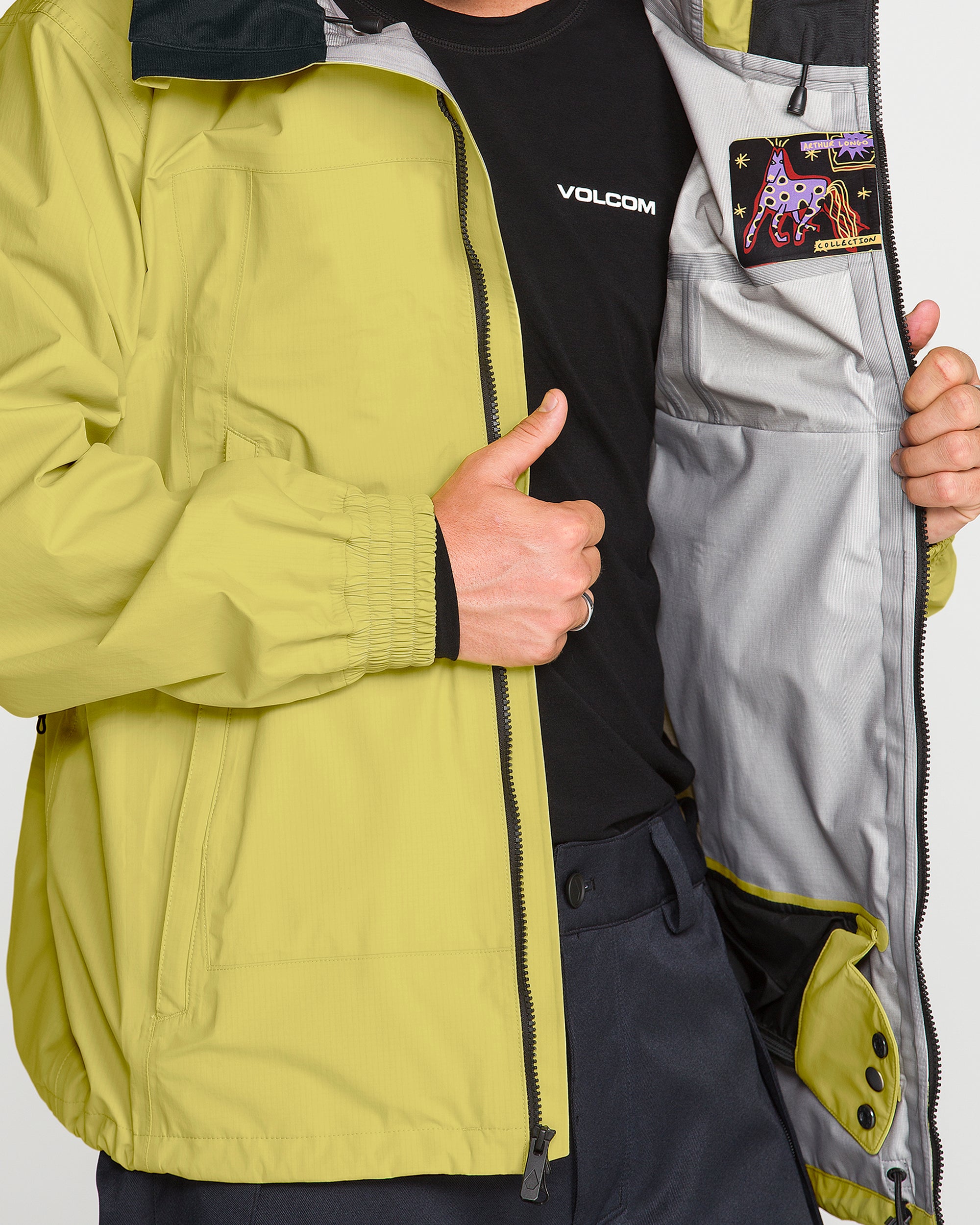 volcom ARTHUR 3L JK、ARTHUR 20K PT上下L 新品 Men's Arthur 3L 20K Jacket - Volcom
