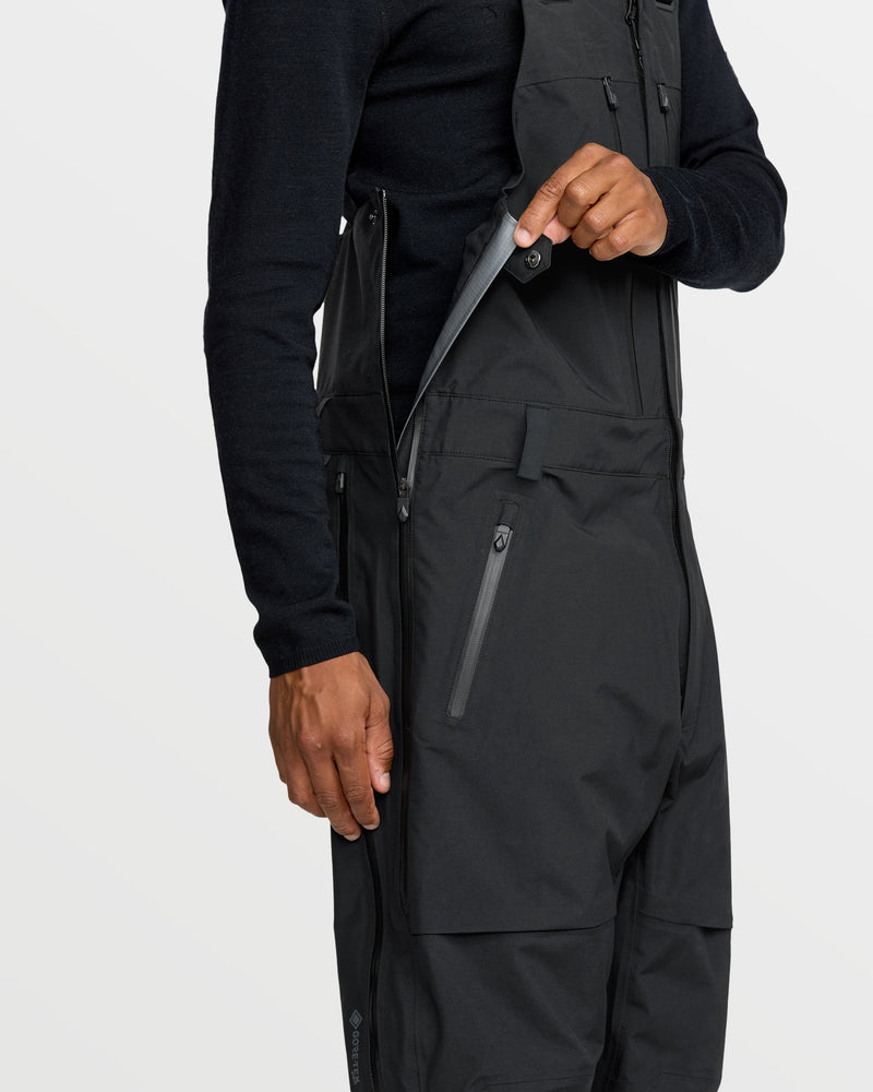 Volcom Men's Anyox Gore-Tex Pro Shell Bib Black