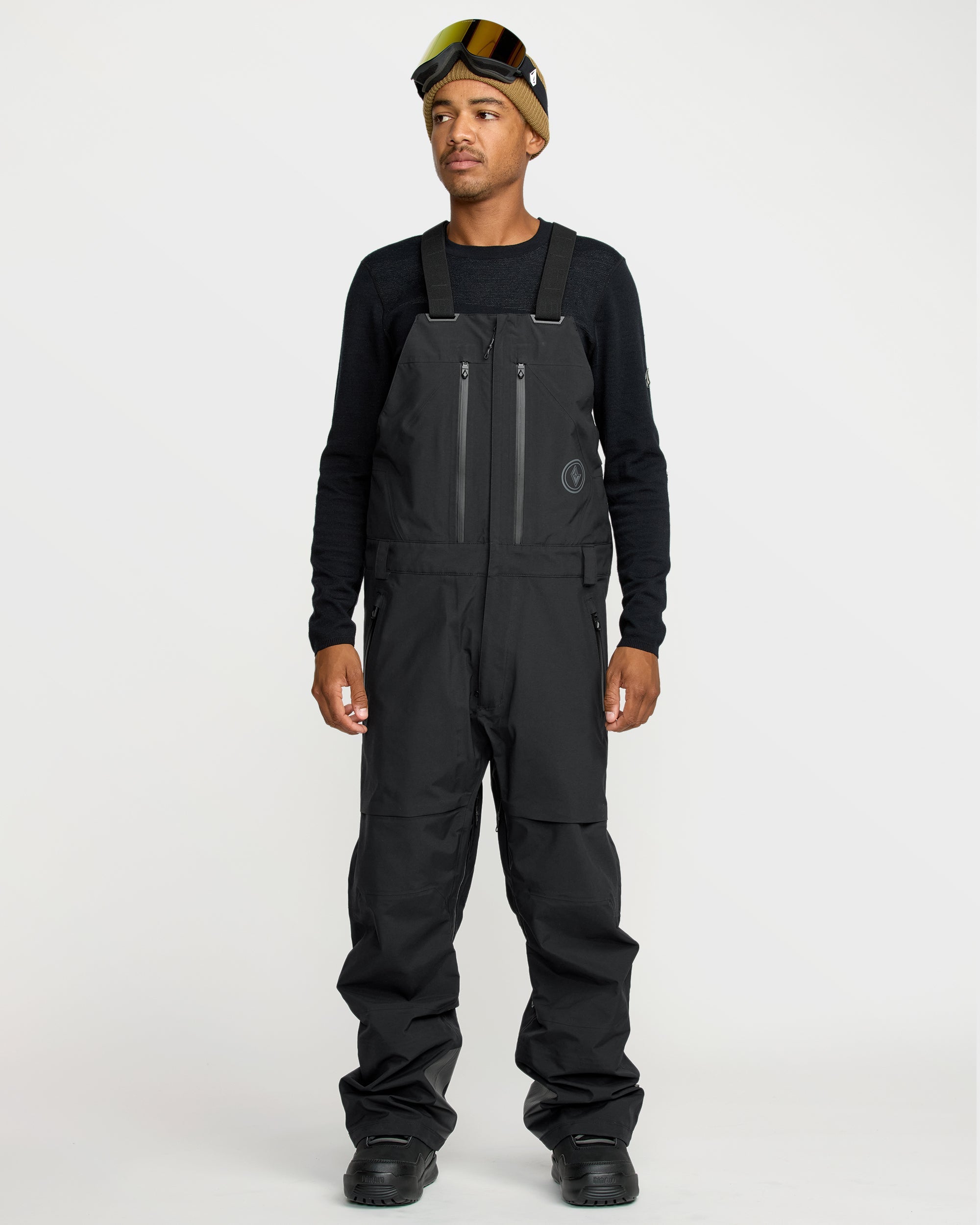 Men's Anyox Gore-Tex Pro Shell Bib-Black-Volcom