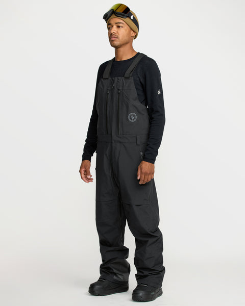 【G Store】VOLCOM Bib Pants ブラック S Men's Rain Gore-Tex Shell Bib - Volcom