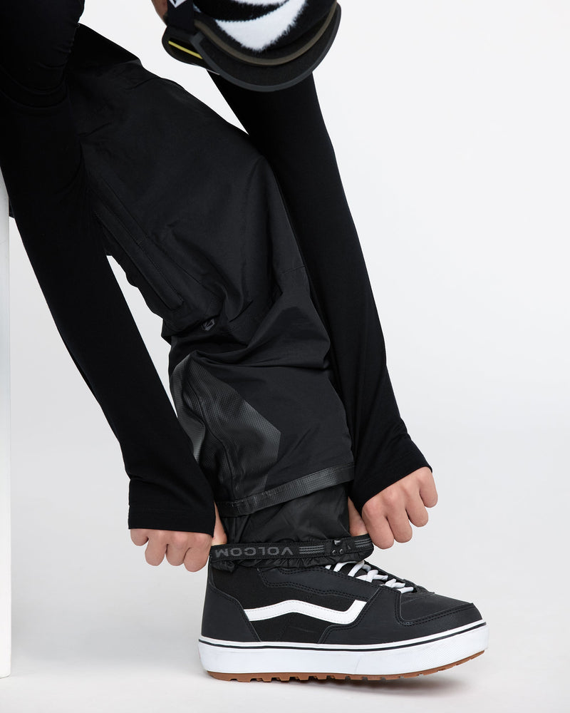 Volcom Men's Rain Gore-Tex Bib Overall Black