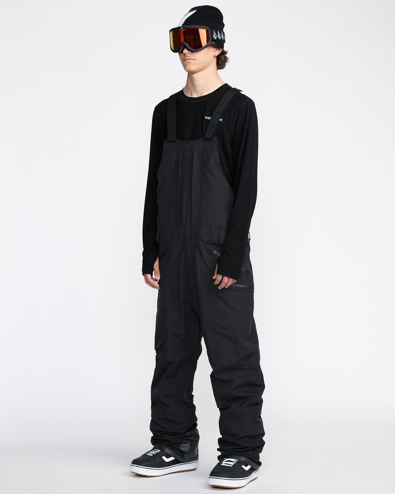 Volcom Men's Rain Gore-Tex Bib Overall Black